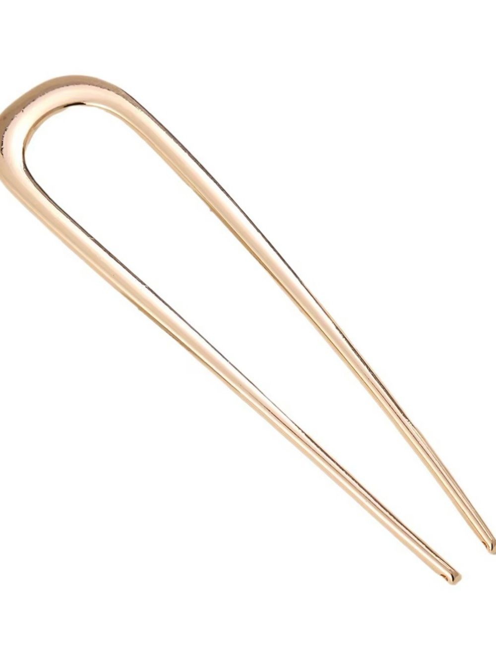 Gold U-Shaped Metal Hair Pin - Women Accessories. Brand new. 14cm